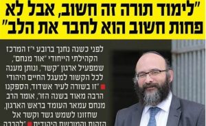 כתבה - לחבר את הלב